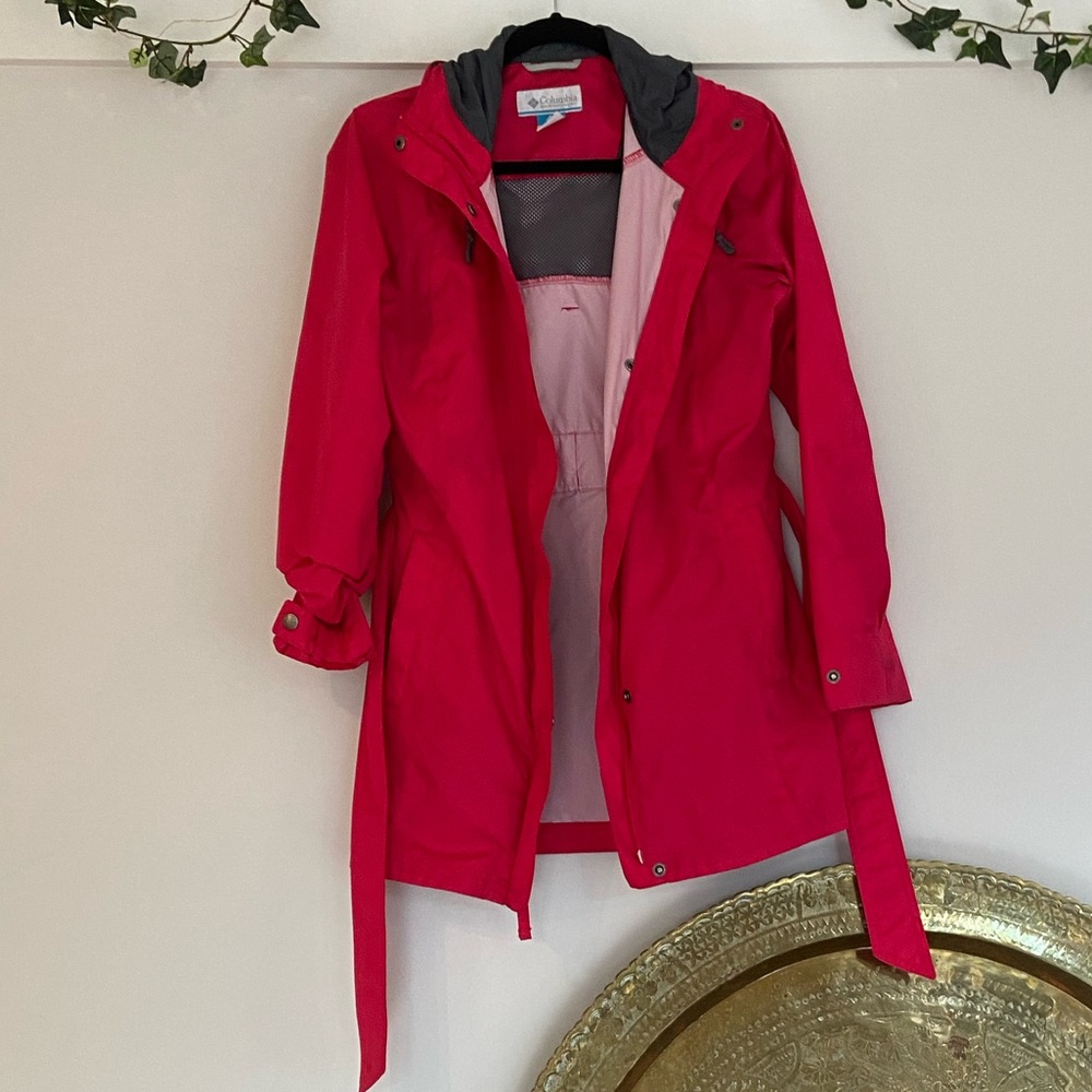 Hot Pink Columbia Rain Coat